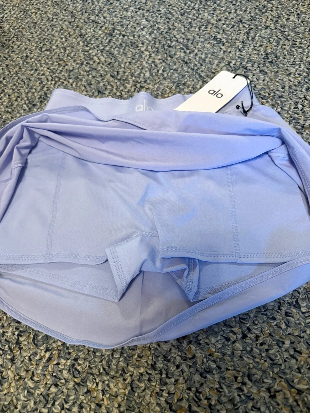 NWT ALO YOGA Match Point Skirt Light Provence Blue